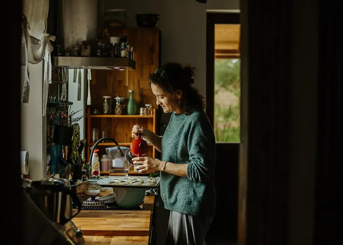 Çiftlik konaklama Dom W Trawie *